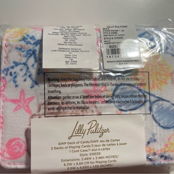 GWP Lilly Pulitzer Deck of Cards - Picture 3 of 3